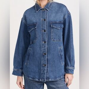 Favorite Daughter, the David Women's denim Shacket, size XS